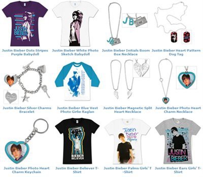Acessórios e Camisetas